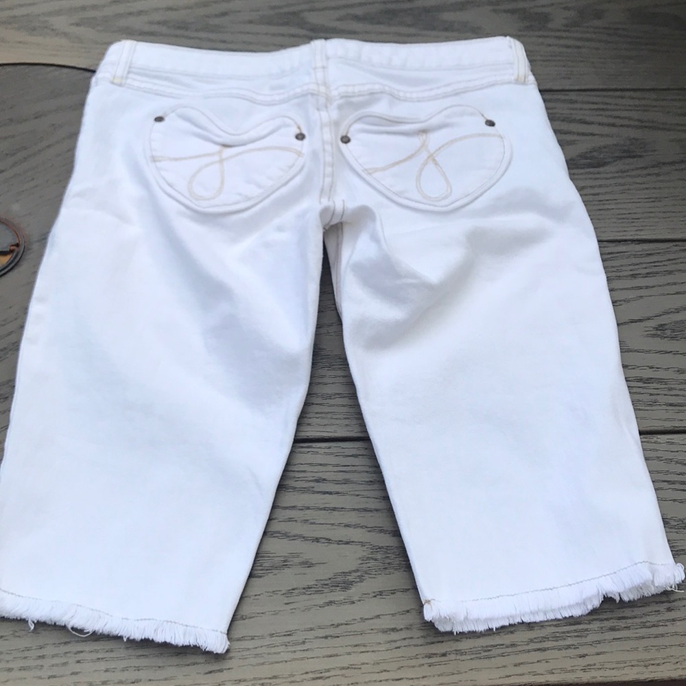 EUC Vintage Juicy Couture Heart ♥️ Pocket Jean Shorts